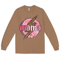 Toasted Coconut mama lightning bolt valentine s day Long Sleeve Tee - MaliasSmallBusiness
