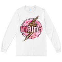 White mama lightning bolt valentine s day Long Sleeve Tee - MaliasSmallBusiness