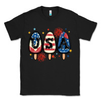 Black usa popsicles Classic Tee - MaliasSmallBusiness