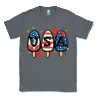 Charcoal Heather usa popsicles Classic Tee - MaliasSmallBusiness