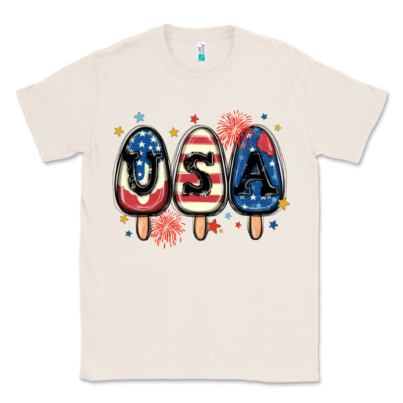 Usa Popsicles Classic Tee by MaliasSmallBusiness | Teevron