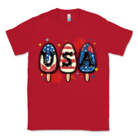 Red usa popsicles Classic Tee - MaliasSmallBusiness