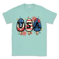Seafoam usa popsicles Classic Tee - MaliasSmallBusiness
