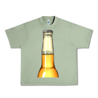 Oil Green yellow beer bottle Urban Heavy Tee - AdoDesignShop