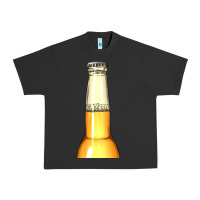 Pigment Black yellow beer bottle Urban Heavy Tee - AdoDesignShop
