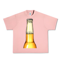 Salmon yellow beer bottle Urban Heavy Tee - AdoDesignShop