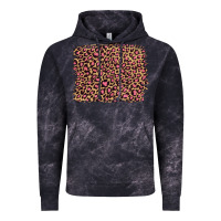 Cloud Black leopard with pink glitter Vintage Hoodie - Artiststas