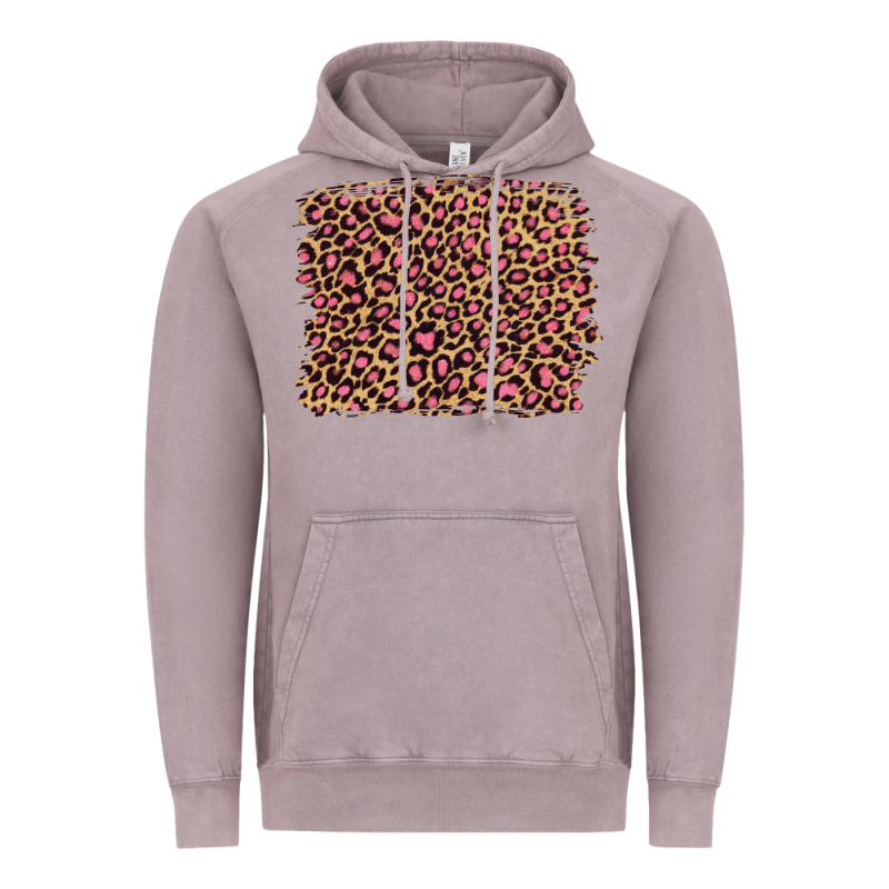 Leopard With Pink Glitter Vintage Hoodie by Artiststas | Teevron