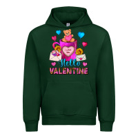 Forest Green Hello Valentine Valentine's Day Coffee Mug Urban Hoodie - FaDigitalArtStudio