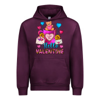 Mauve Wine Hello Valentine Valentine's Day Coffee Mug Urban Hoodie - FaDigitalArtStudio