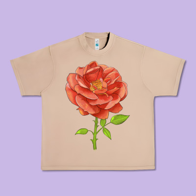 All A Twitter Rose Urban Heavy Tee Designed By Lillyallendesigns