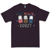 Plum red white boozy Premium Tee - CowhideDigitalArt