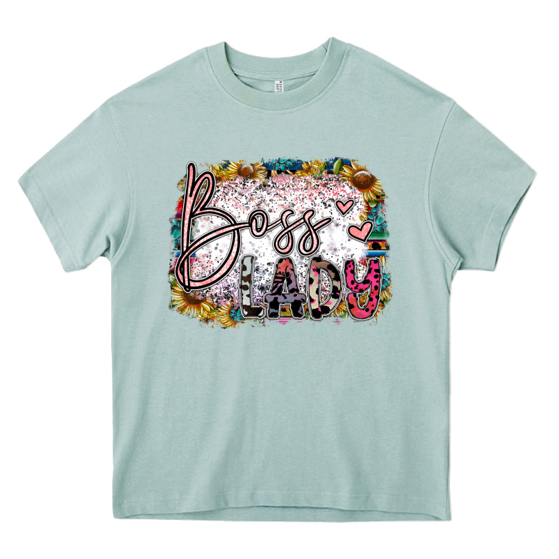 Boss Lady Heavy Core Tee by SublimationCraftShop | Teevron