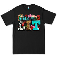 Black valentines day lets get lit Premium Tee - AdoDesignShop