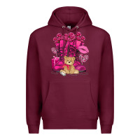 Burgundy Army boots Valentine's Day Premium Hoodie - HowdyJamesFarm