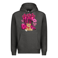 Charcoal Heather Army boots Valentine's Day Premium Hoodie - HowdyJamesFarm