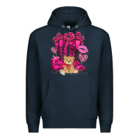 Navy Army boots Valentine's Day Premium Hoodie - HowdyJamesFarm