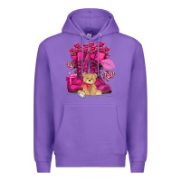 Purple Army boots Valentine's Day Premium Hoodie - HowdyJamesFarm