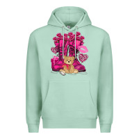 Seafoam Army boots Valentine's Day Premium Hoodie - HowdyJamesFarm