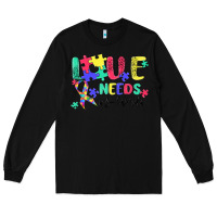 Black love needs no words autism Long Sleeve Tee - MaliasSmallBusiness