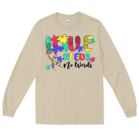 Mushroom love needs no words autism Long Sleeve Tee - MaliasSmallBusiness