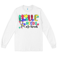 White love needs no words autism Long Sleeve Tee - MaliasSmallBusiness
