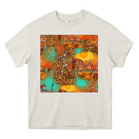Cream western skeleton seamless pattern Heavy Core Tee - HRA Design Shop
