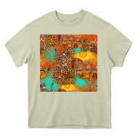 Mossy western skeleton seamless pattern Heavy Core Tee - HRA Design Shop