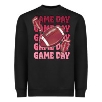 Black game day football Heavyweight Sweatshirt - MaliasSmallBusiness