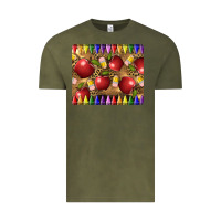 Vintage Olive Teacher Crayons And Apples Vintage Tee - LillyAllenDesigns