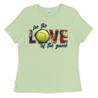 Matcha softball love of the game Ladies Tee - JahusDesignShop