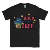 Black wild and free Classic Tee - MaliasSmallBusiness