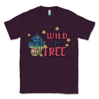 Plum wild and free Classic Tee - MaliasSmallBusiness