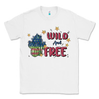 White wild and free Classic Tee - MaliasSmallBusiness