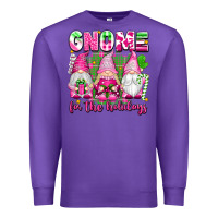 Purple gnome for the holidays Premium Sweatshirt - texasbilliewilder