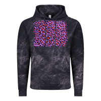Cloud Black lilac leopard with red glitter Vintage Hoodie - Artiststas