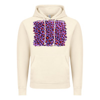 Vintage Artic lilac leopard with red glitter Vintage Hoodie - Artiststas