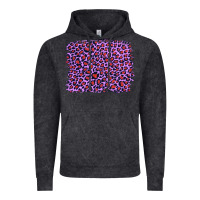 Vintage Black lilac leopard with red glitter Vintage Hoodie - Artiststas