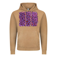 Vintage Camel lilac leopard with red glitter Vintage Hoodie - Artiststas