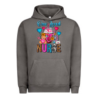 Pigment Tornado One Loved Nurse Valentines Day Frappe Coffee Urban Hoodie - FaDigitalArtStudio