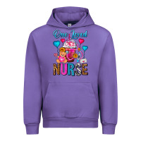 Tulip One Loved Nurse Valentines Day Frappe Coffee Urban Hoodie - FaDigitalArtStudio