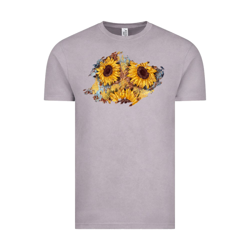 Sunflower Glitter Leather Patch Vintage Tee by AdoDesignShop | Teevron