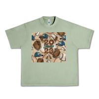 Oil Green Baseball senior Urban Heavy Tee - NancyCooperArtShop