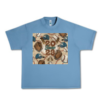 Pebble Blue Baseball senior Urban Heavy Tee - NancyCooperArtShop