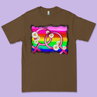 Lgbtq Gender Lesbian Symbol Premium Tee Designed By Hra Design Shop