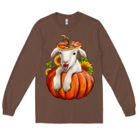 Chestnut fall pumpkin lamb nancy cooper Long Sleeve Tee - NancyCooperArtShop