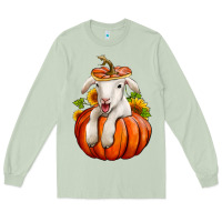 Matcha fall pumpkin lamb nancy cooper Long Sleeve Tee - NancyCooperArtShop