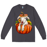 Smoke fall pumpkin lamb nancy cooper Long Sleeve Tee - NancyCooperArtShop
