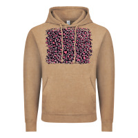 Vintage Coffee pink leopard with pink glitter Vintage Hoodie - Artiststas