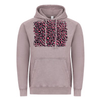Vintage Zinc pink leopard with pink glitter Vintage Hoodie - Artiststas
